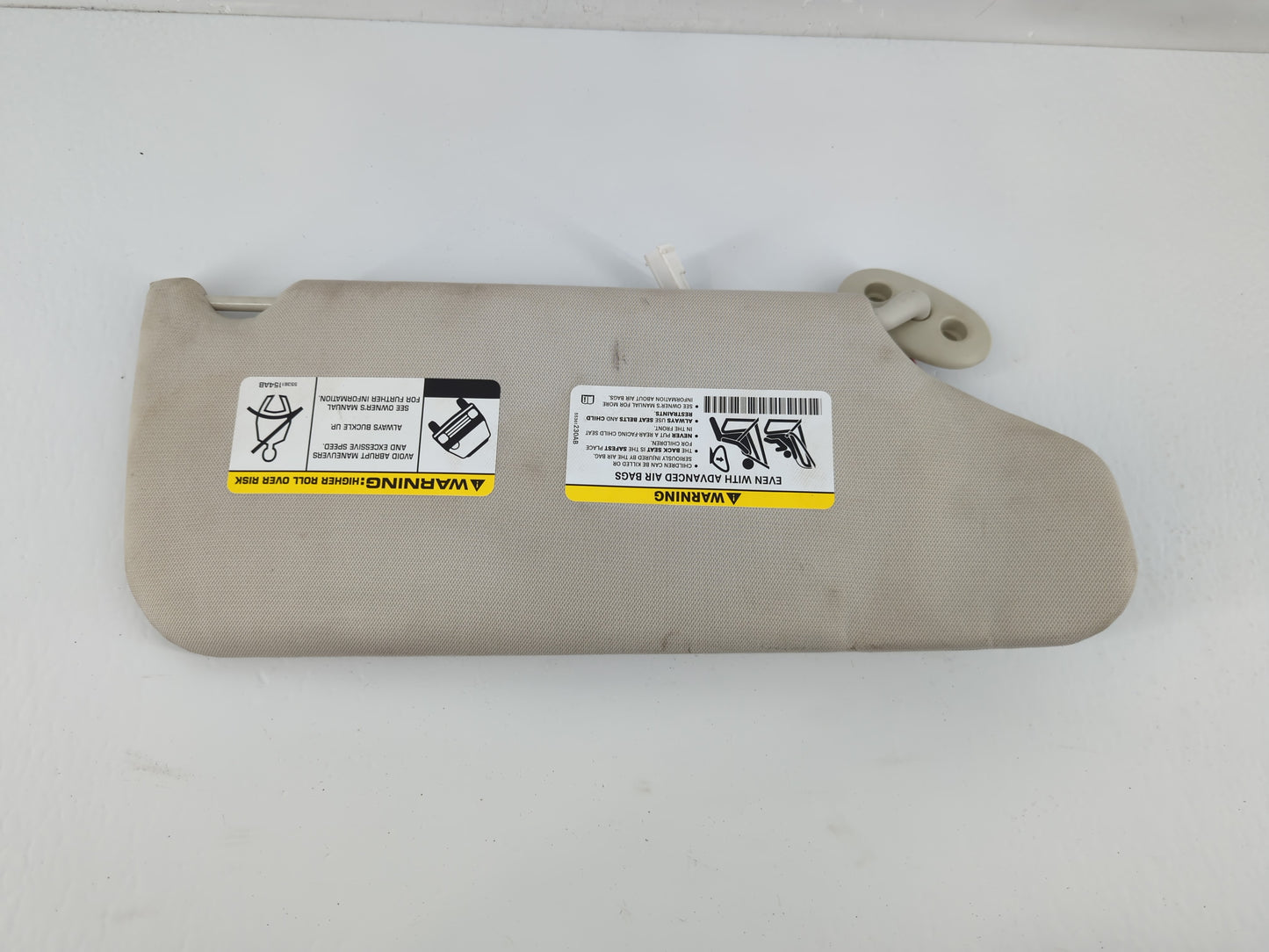 2008-2012 Jeep Liberty Sun Visor Shade Replacement Driver Left Mirror Fits Fits 2008 2009 2010 2011 2012 OEM Used Auto Parts