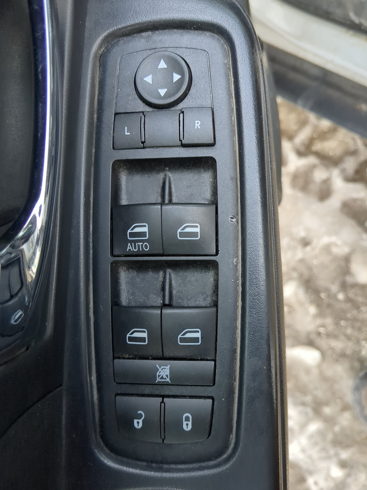 2011 Jeep Liberty Master Power Window Switch Replacement Driver Side Left Fits OEM Used Auto Parts - Oemusedautoparts1.com