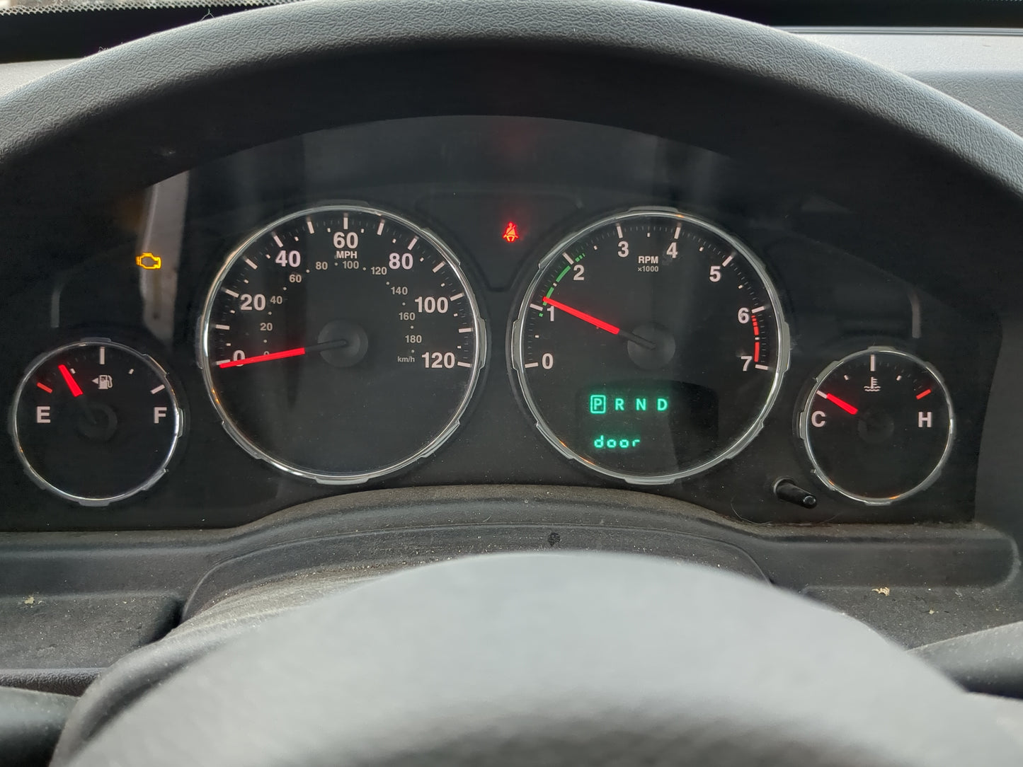 2011 Jeep Liberty Instrument Cluster Speedometer Gauges Miles:221K Fits OEM Used Auto Parts - Oemusedautoparts1.com
