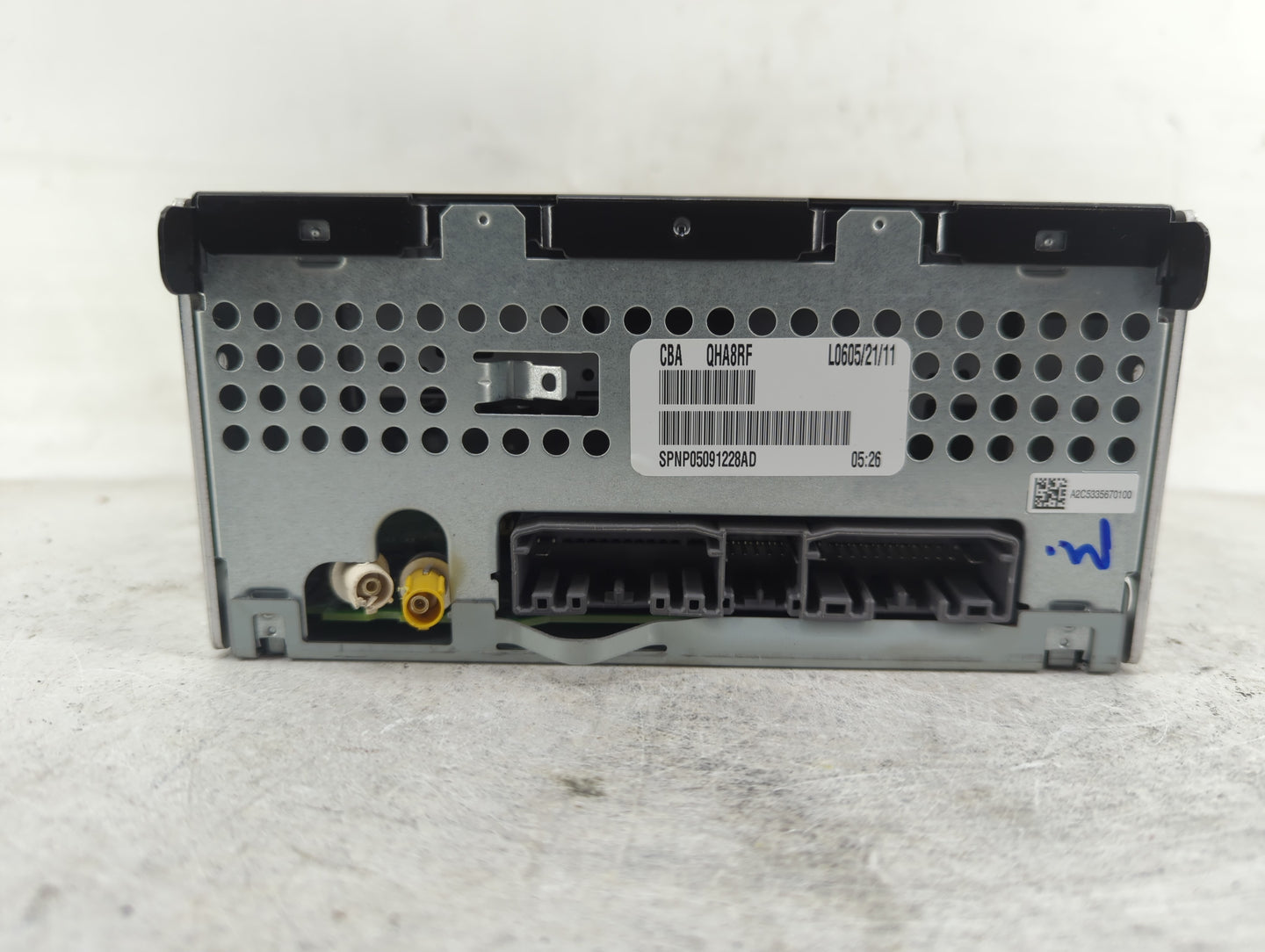 2009-2011 Jeep Liberty Radio AM FM Cd Player Receiver Replacement P/N:P05091228AD Fits Fits 2008 2009 2010 2011 OEM Used Aut