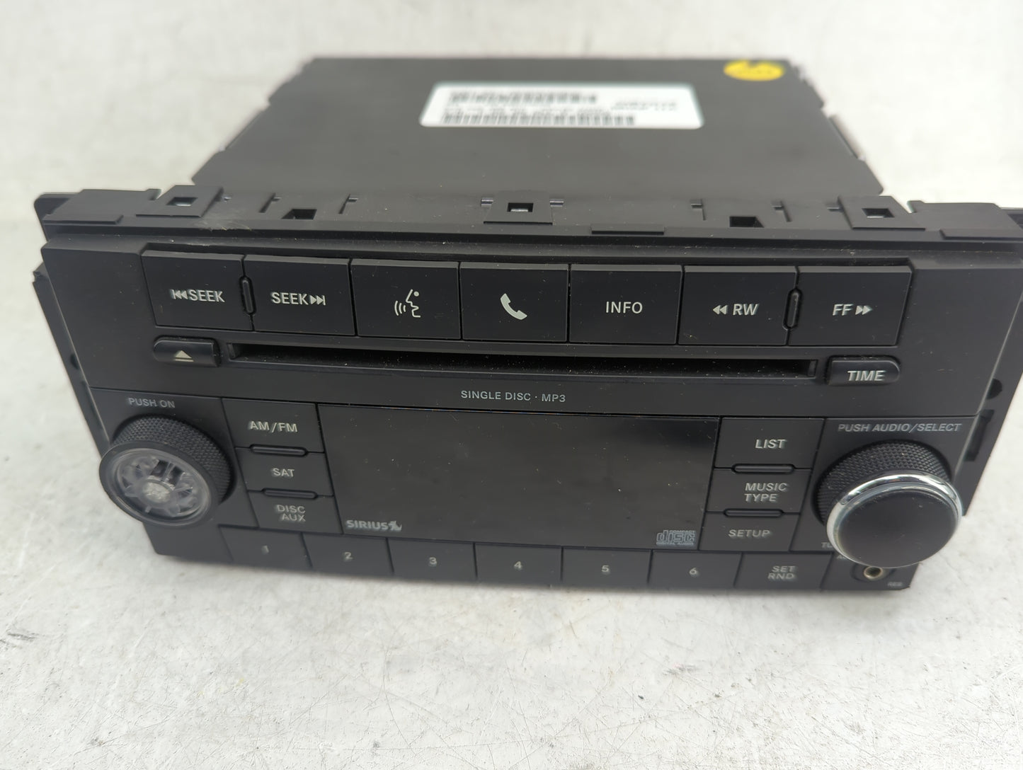 2009-2011 Jeep Liberty Radio AM FM Cd Player Receiver Replacement P/N:P05091228AC QH3ALG Fits Fits 2008 2009 2010 2011 OEM U