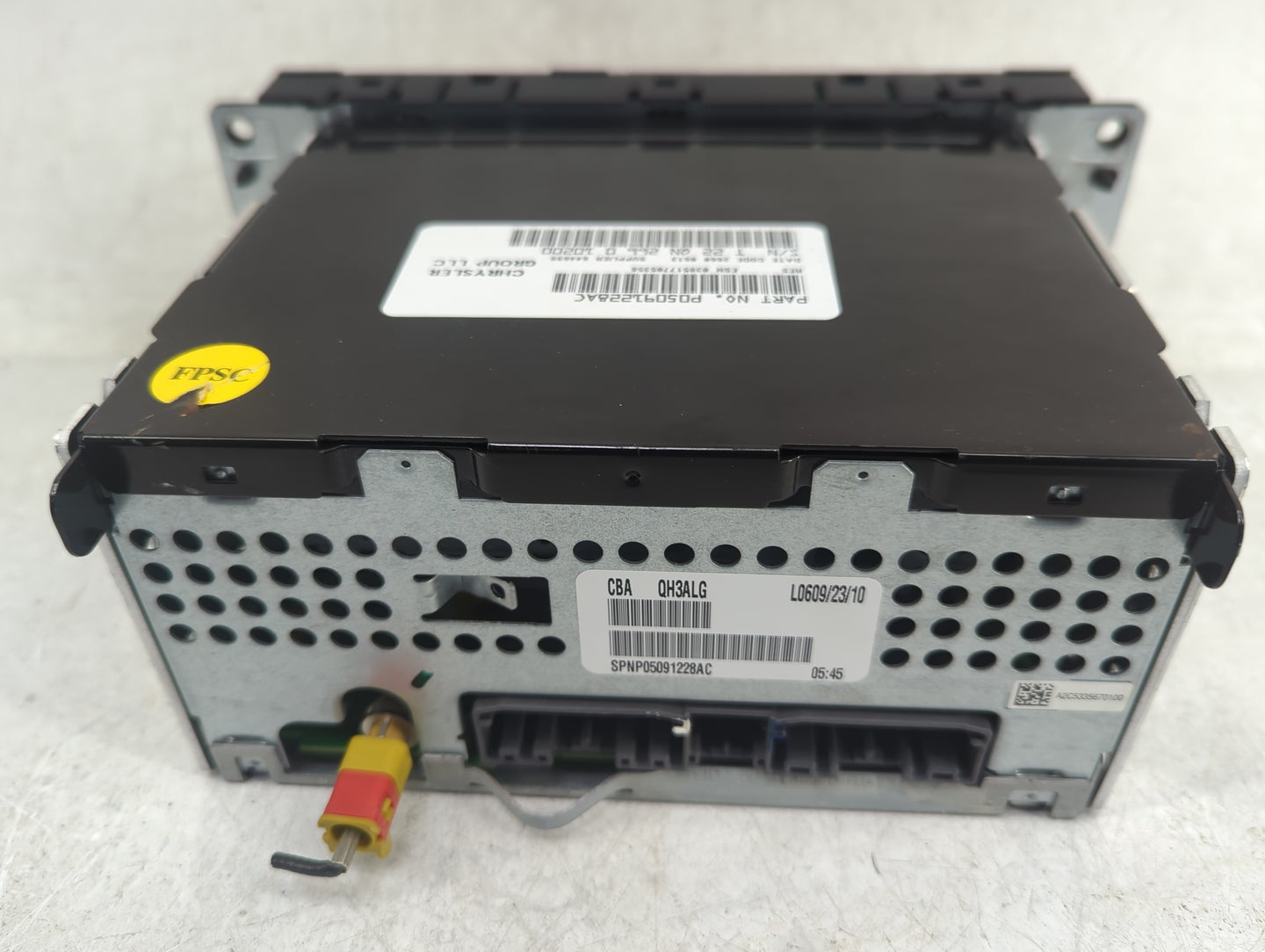 2009-2011 Jeep Liberty Radio AM FM Cd Player Receiver Replacement P/N:P05091228AC QH3ALG Fits Fits 2008 2009 2010 2011 OEM U