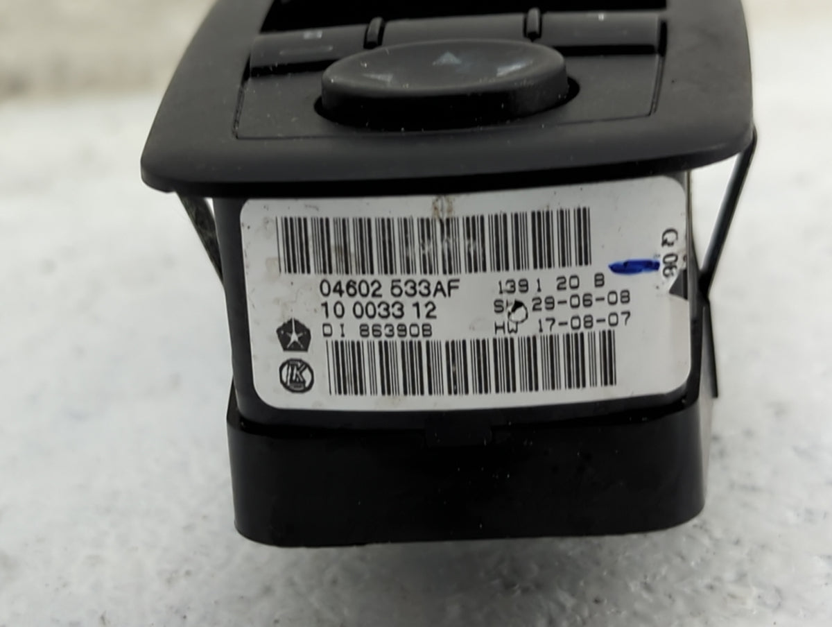 2008-2012 Jeep Liberty Master Power Window Switch Replacement Driver Side Left P/N:04602533AF 1000331 2 Fits OEM Used Auto P