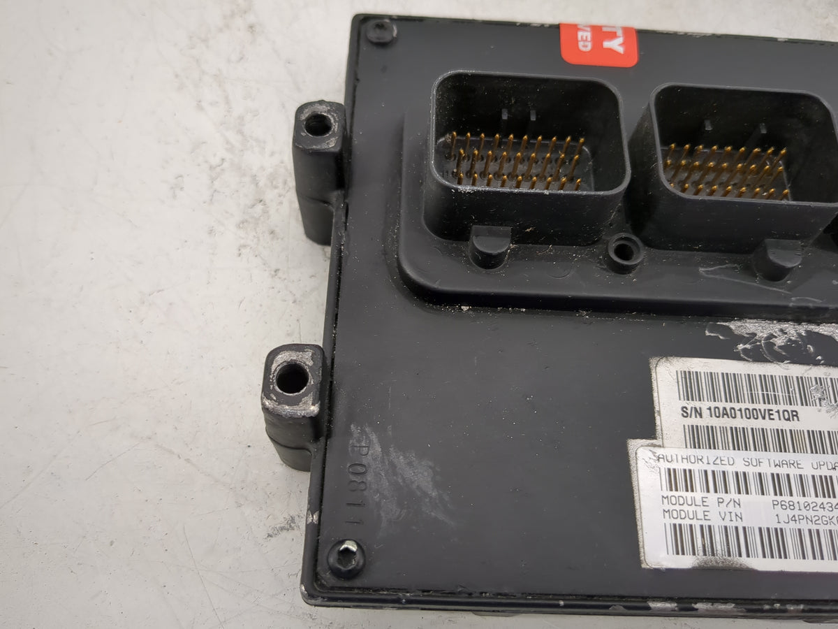 2011 Jeep Liberty PCM Engine Control Computer ECU ECM PCU OEM P/N:P68102434AA Fits OEM Used Auto Parts - Oemusedautoparts1.c