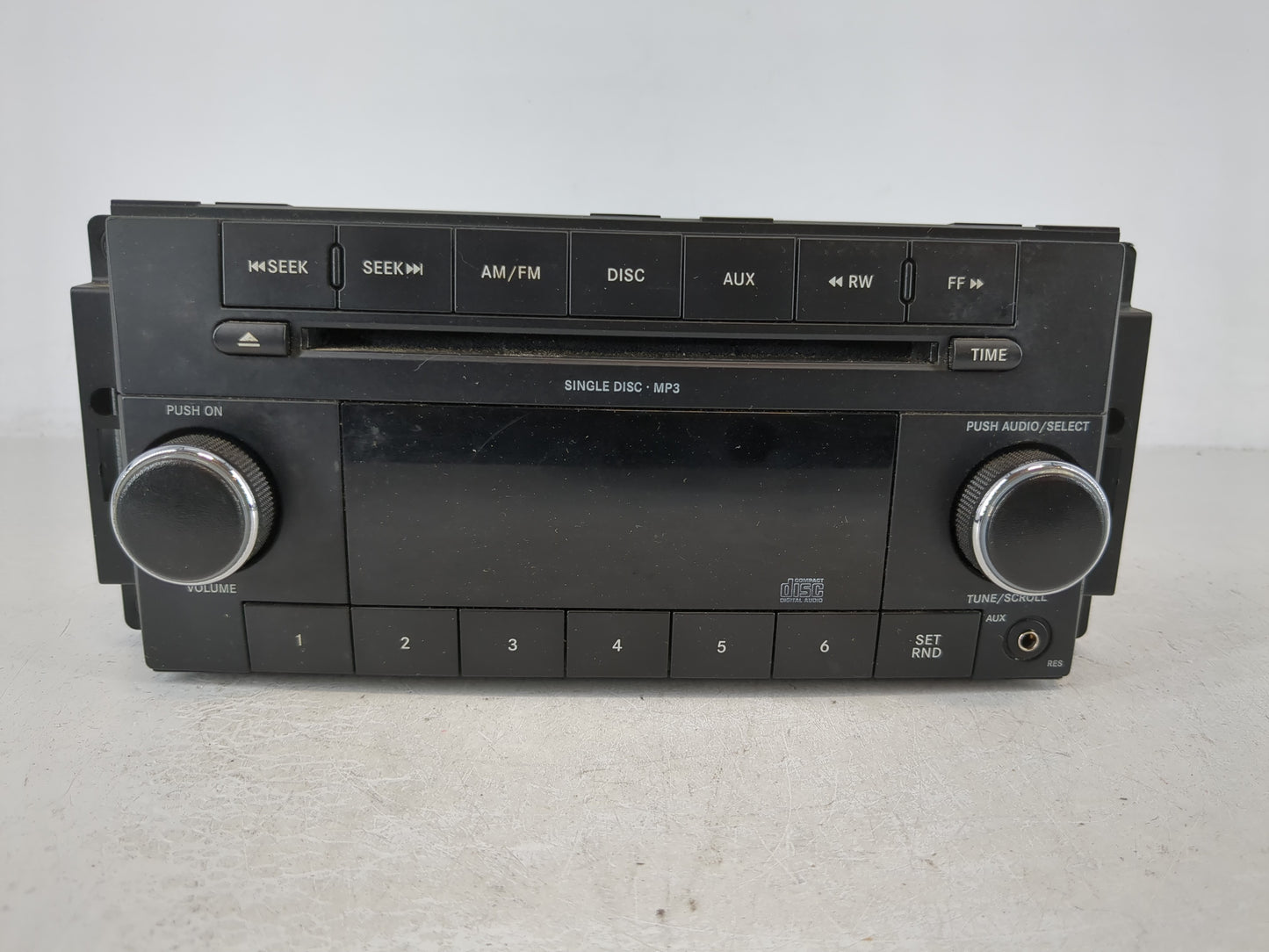 2011-2012 Jeep Patriot Radio AM FM Cd Player Receiver Replacement P/N:P05091222AD P05091195AB Fits Fits 2011 2012 OEM Used A