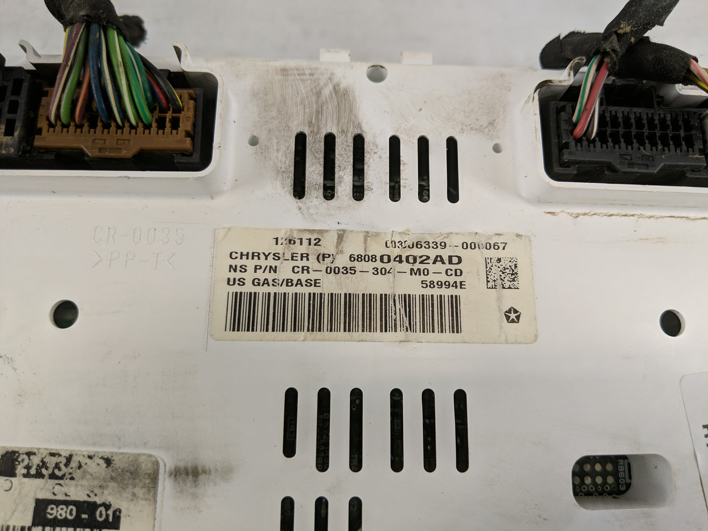 2011-2013 Jeep Patriot Instrument Cluster Speedometer Gauges P/N:68080402AD Fits Fits 2011 2012 2013 OEM Used Auto Parts - O