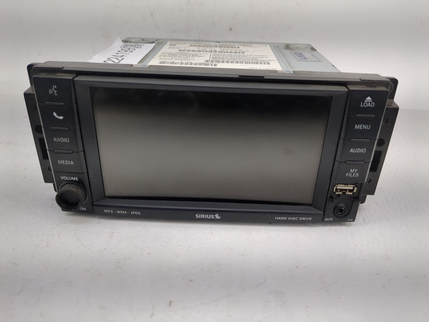 2011-2012 Jeep Patriot Radio AM FM Cd Player Receiver Replacement Fits Fits 2011 2012 OEM Used Auto Parts - Oemusedautoparts