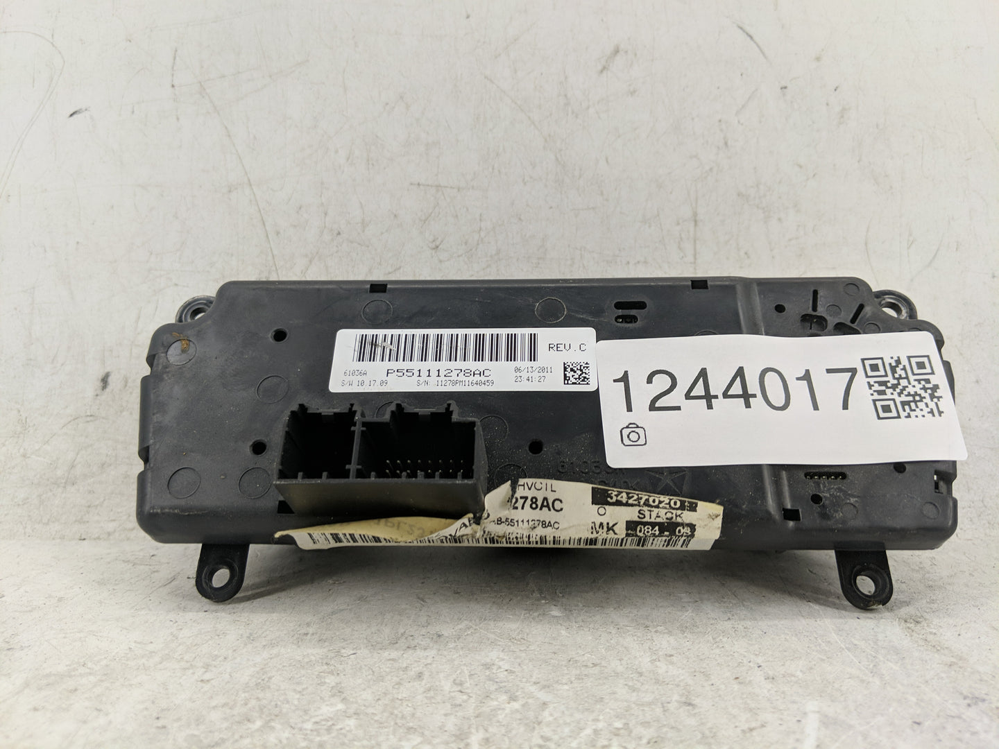 2011-2017 Jeep Patriot Climate Control Module Temperature AC/Heater Replacement P/N:P55111278AC Fits OEM Used Auto Parts - O