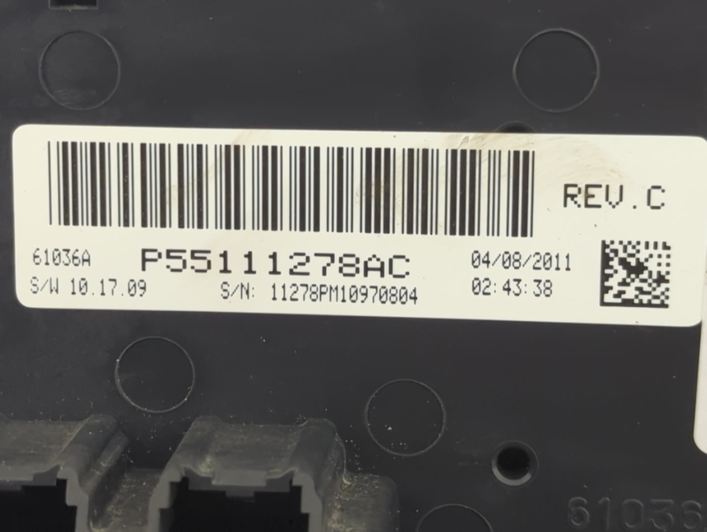 2011-2017 Jeep Patriot Climate Control Module Temperature AC/Heater Replacement P/N:P55111278AC Fits OEM Used Auto Parts - O
