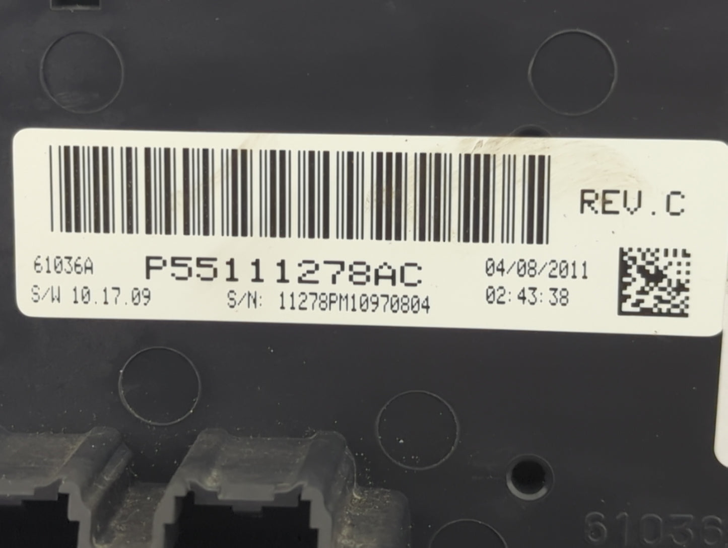2011-2017 Jeep Patriot Climate Control Module Temperature AC/Heater Replacement P/N:P55111278AC Fits OEM Used Auto Parts - O
