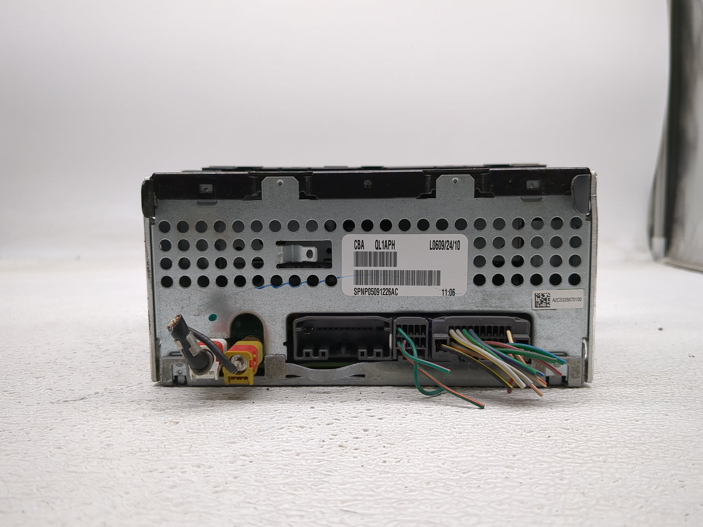2011-2012 Jeep Patriot Radio AM FM Cd Player Receiver Replacement P/N:P05091226AC Fits Fits 2011 2012 OEM Used Auto Parts - 