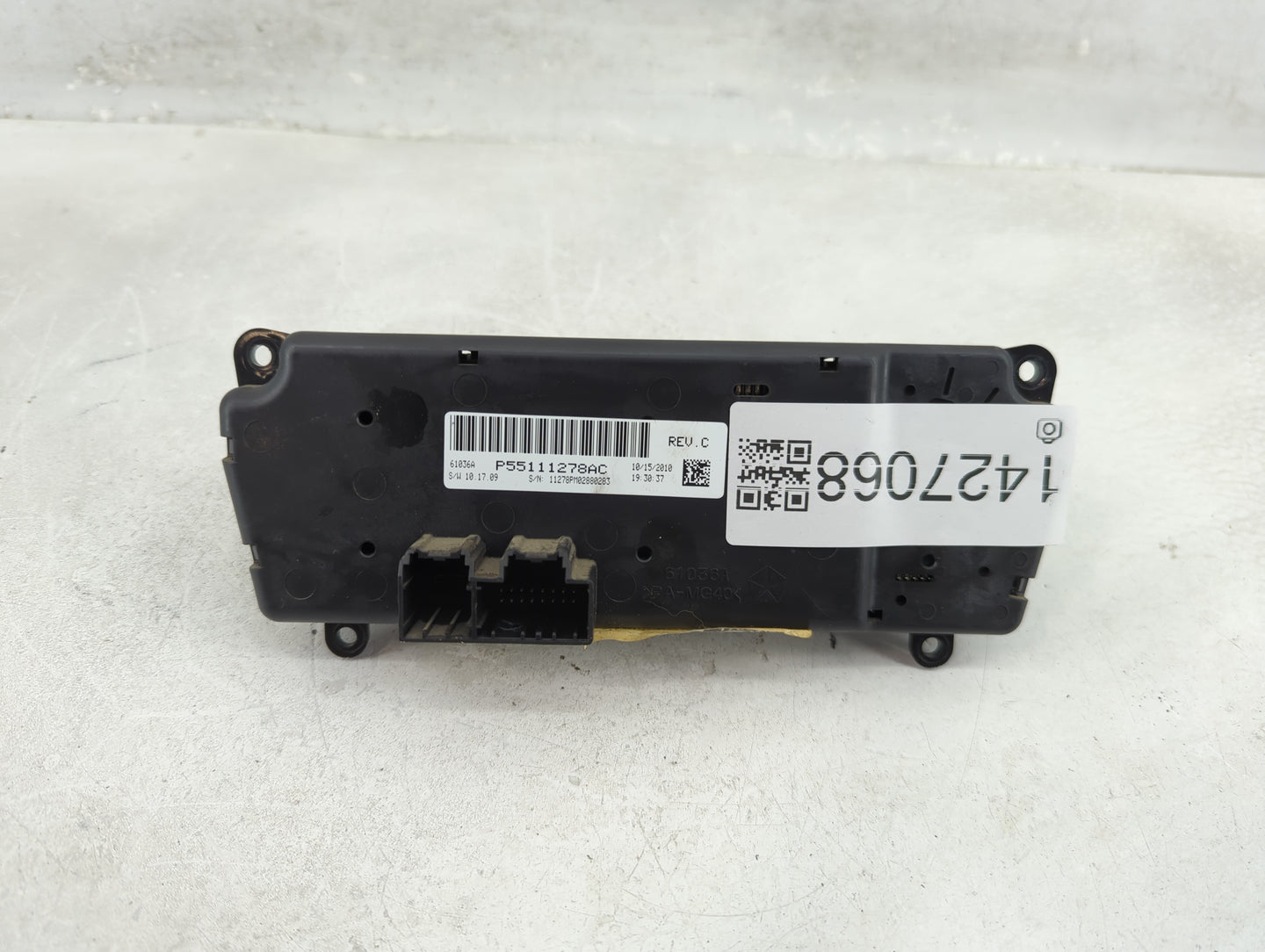 2011-2017 Jeep Patriot Climate Control Module Temperature AC/Heater Replacement P/N:P55111278AC Fits OEM Used Auto Parts - O