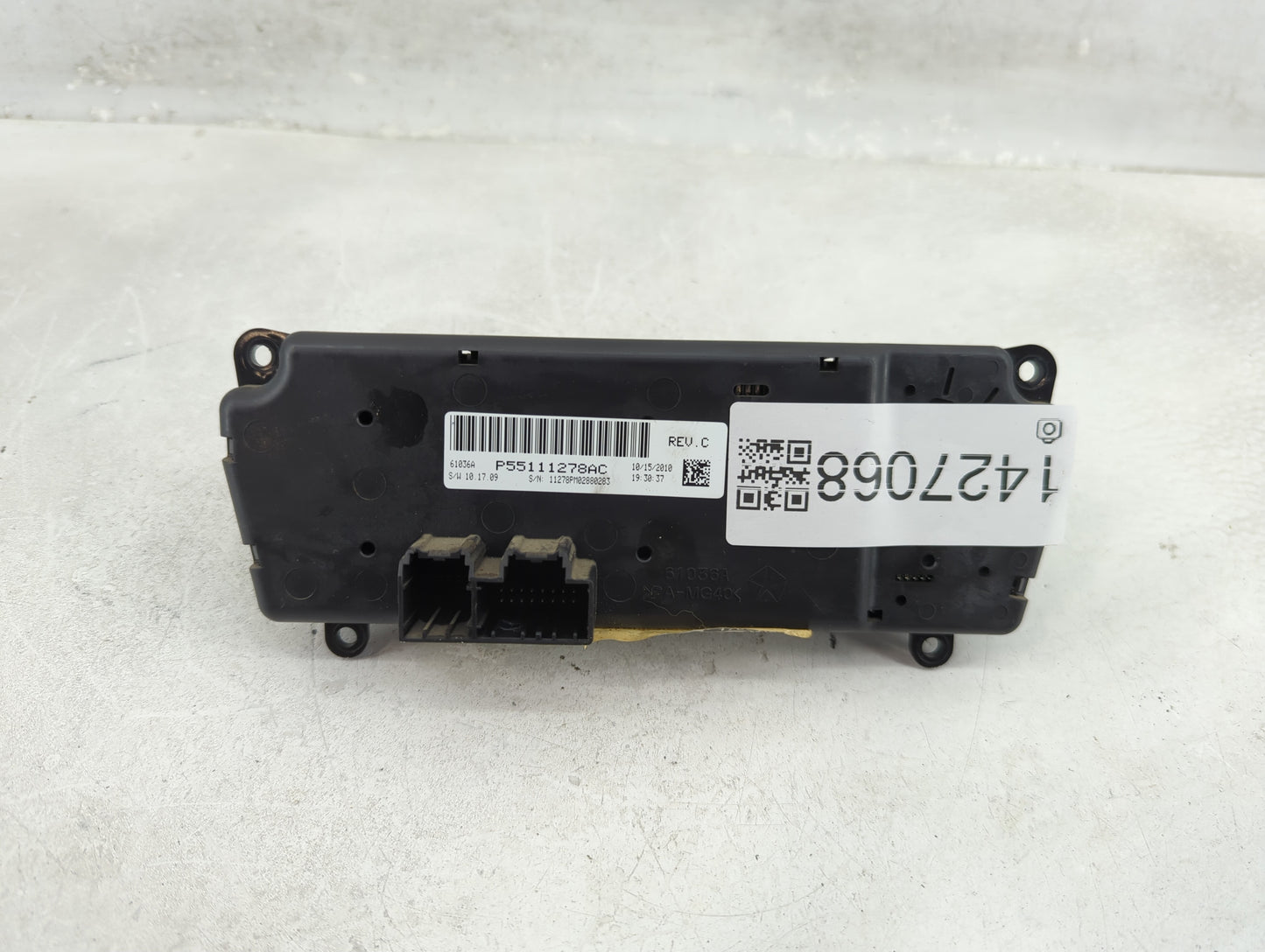2011-2017 Jeep Patriot Climate Control Module Temperature AC/Heater Replacement P/N:P55111278AC Fits OEM Used Auto Parts - O