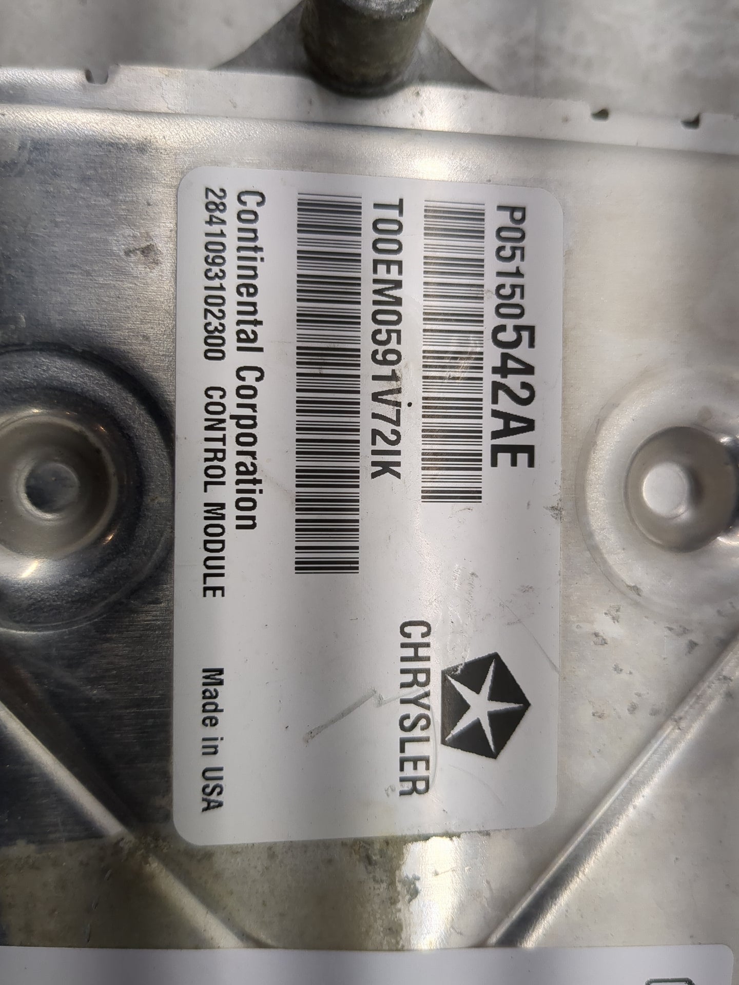 2011 Jeep Patriot PCM Engine Control Computer ECU ECM PCU OEM P/N:P05150542AE Fits Fits 2012 OEM Used Auto Parts - Oemusedau