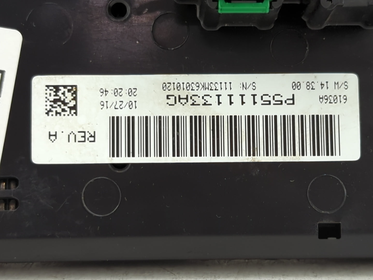 2011-2017 Jeep Patriot Climate Control Module Temperature AC/Heater Replacement P/N:P55111133AG Fits OEM Used Auto Parts - O