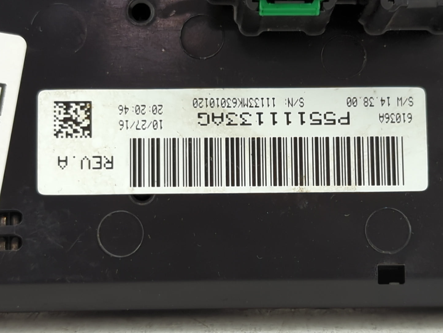 2011-2017 Jeep Patriot Climate Control Module Temperature AC/Heater Replacement P/N:P55111133AG Fits OEM Used Auto Parts - O