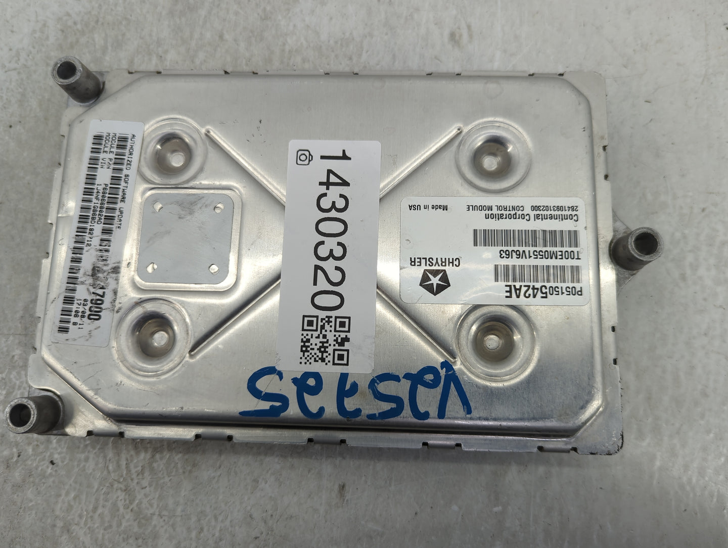 2011 Jeep Patriot PCM Engine Control Computer ECU ECM PCU OEM P/N:P05150542AE T00EM0551V6J63, 28410931002300 Fits Fits 2012 