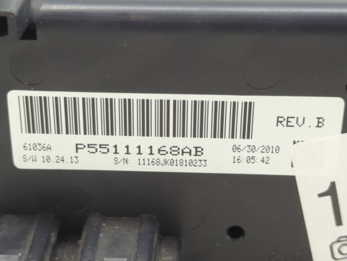 2011-2013 Jeep Wrangler Climate Control Module Temperature AC/Heater Replacement P/N:P55111168AB Fits Fits 2011 2012 2013 OE