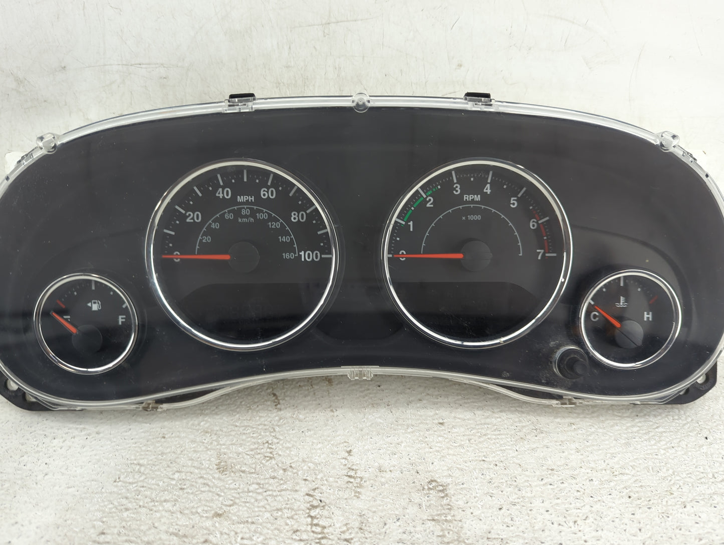 2011 Jeep Wrangler Instrument Cluster Speedometer Gauges P/N:P68078701AB CR-0040-001-M0-CB, 265101, 00274656-100239 Fits OEM
