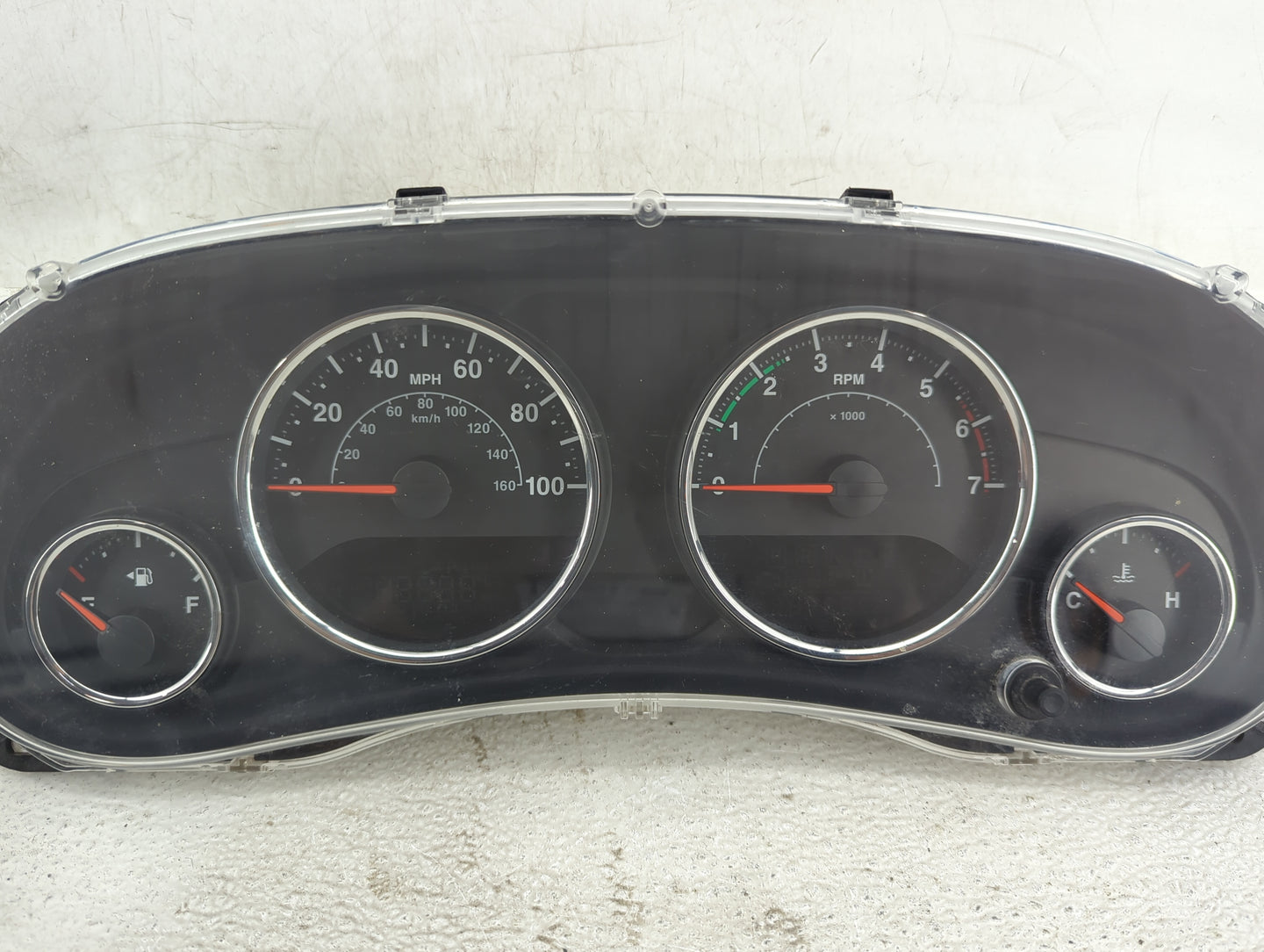 2011 Jeep Wrangler Instrument Cluster Speedometer Gauges P/N:P68078701AB CR-0040-001-M0-CB, 265101, 00274656-100239 Fits OEM