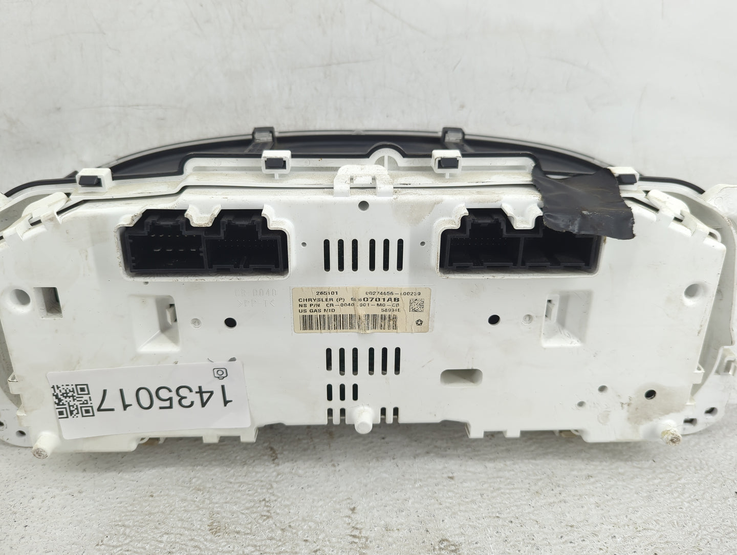 2011 Jeep Wrangler Instrument Cluster Speedometer Gauges P/N:P68078701AB CR-0040-001-M0-CB, 265101, 00274656-100239 Fits OEM