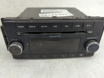 2009-2011 Jeep Wrangler Radio AM FM Cd Player Receiver Replacement P/N:P05091224AD P05091224AO Fits Fits 2008 2009 2010 2011