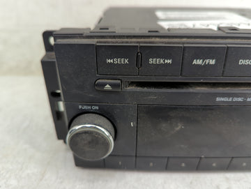 2009-2011 Jeep Wrangler Radio AM FM Cd Player Receiver Replacement P/N:P05091224AD P05091224AO Fits Fits 2008 2009 2010 2011 OEM Used Auto Parts