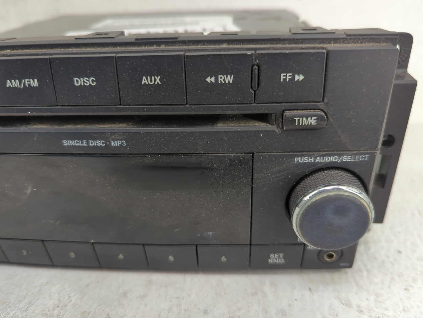 2009-2011 Jeep Wrangler Radio AM FM Cd Player Receiver Replacement P/N:P05091224AD P05091224AO Fits Fits 2008 2009 2010 2011