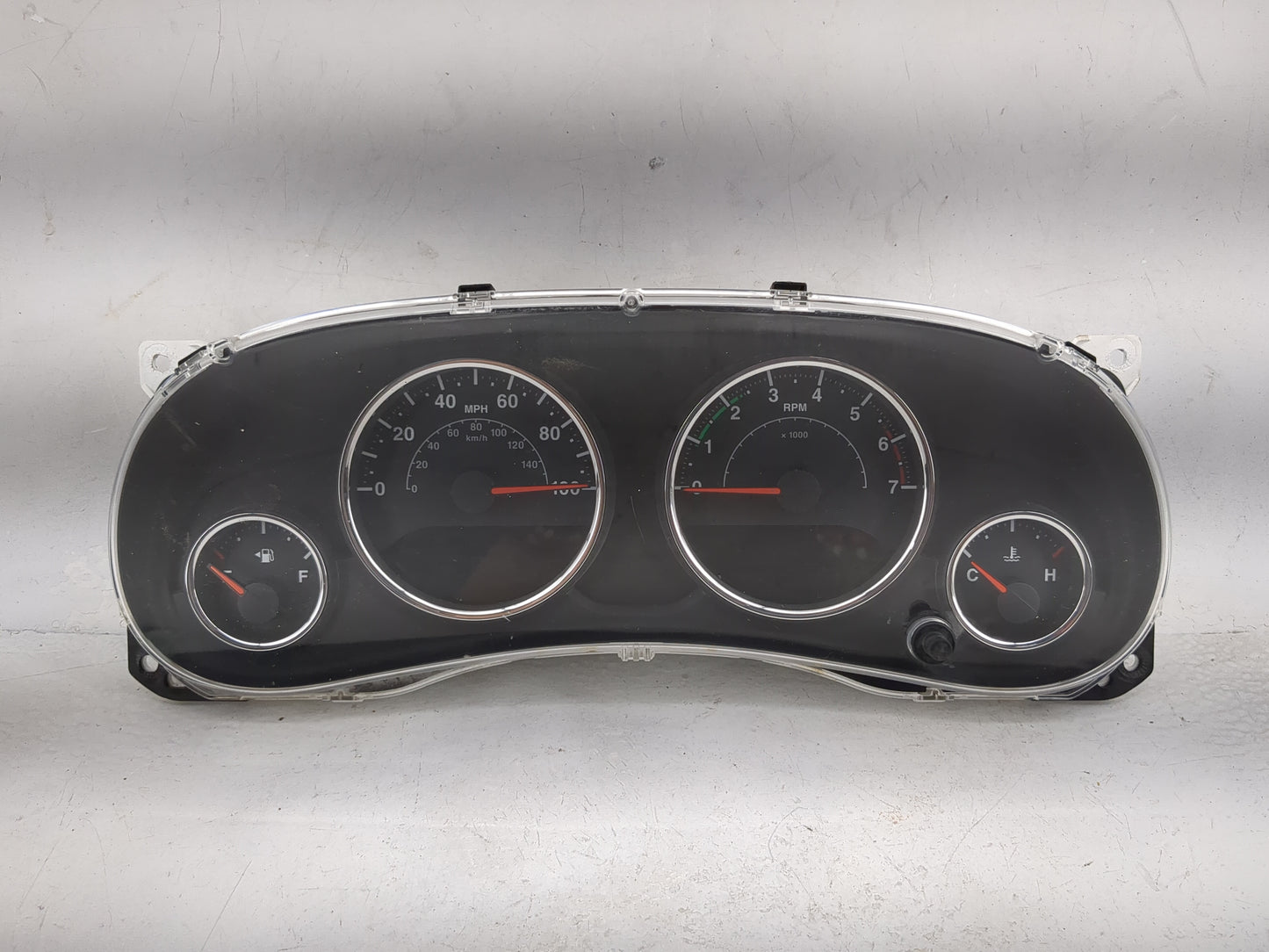 2011 Jeep Wrangler Instrument Cluster Speedometer Gauges P/N:68060701AB CR-0040-001-M0-CB Miles: Fits OEM Used Auto Parts - 