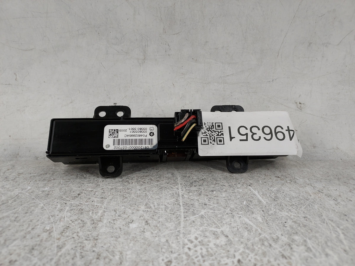 2011 Jeep Wrangler Hazard Switch P04602995ac - Oemusedautoparts1.com