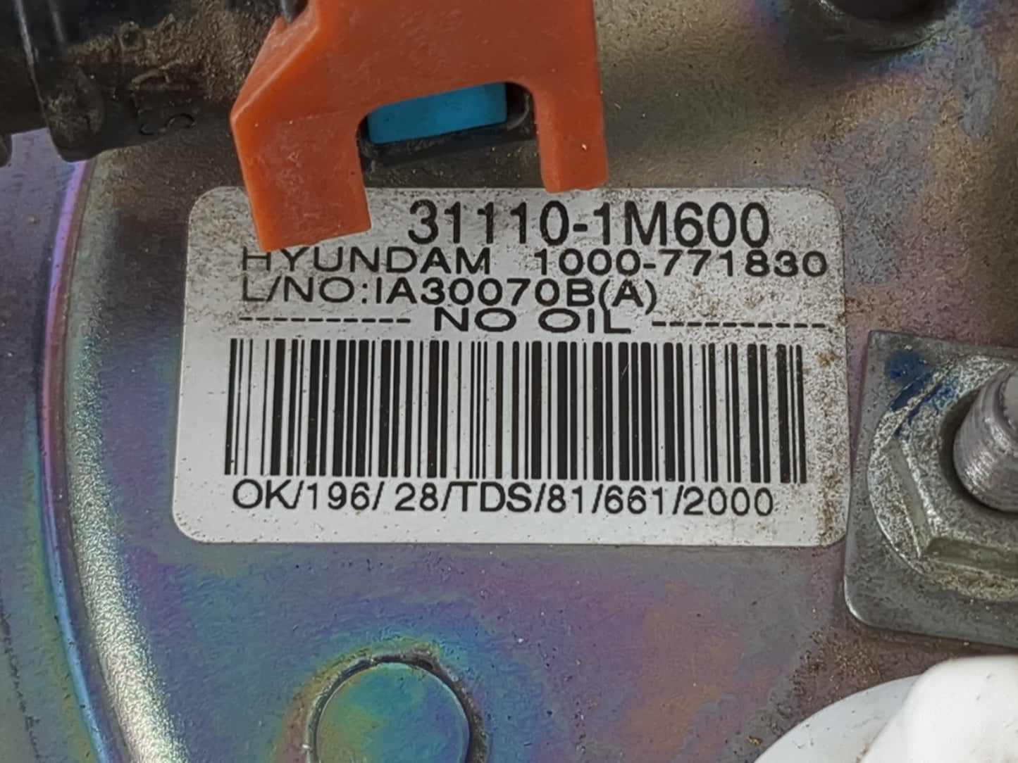 2010-2013 Kia Forte Electrical Gas Fuel Pump Assembly - Oemusedautoparts1.com