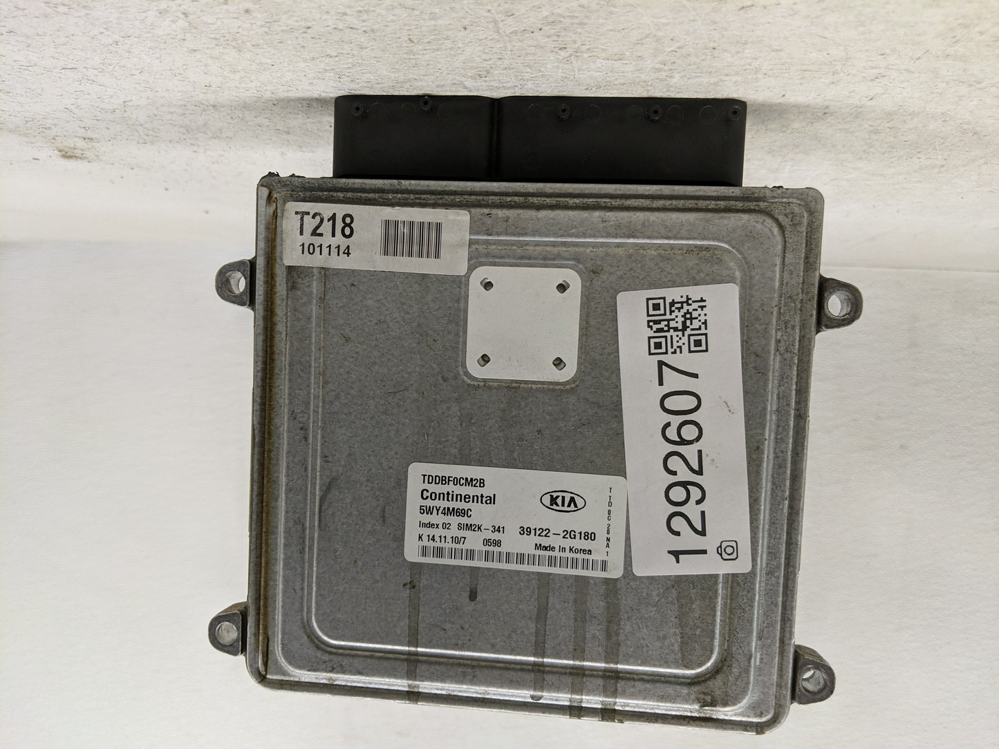 2011-2013 Kia Forte PCM Engine Control Computer ECU ECM PCU OEM P/N:5WY4M69C 39122-2G180 Fits Fits 2011 2012 2013 OEM Used A