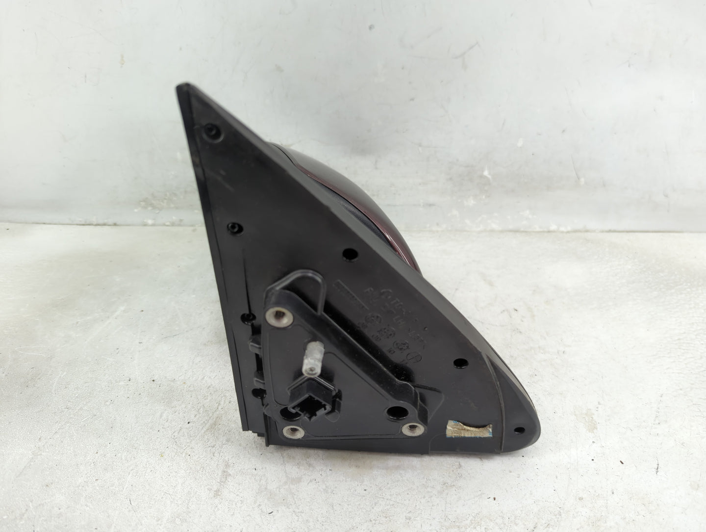 2011-2013 Kia Forte Driver Left Side View Power Door Mirror Burgundy - Oemusedautoparts1.com