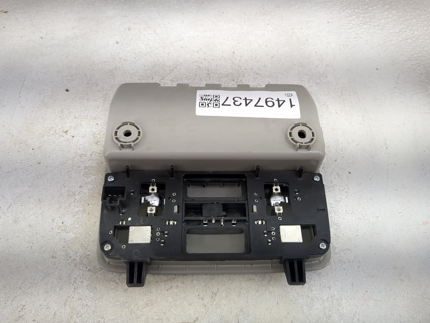 2011 Kia Forte Overhead Roof Console Tan - Oemusedautoparts1.com