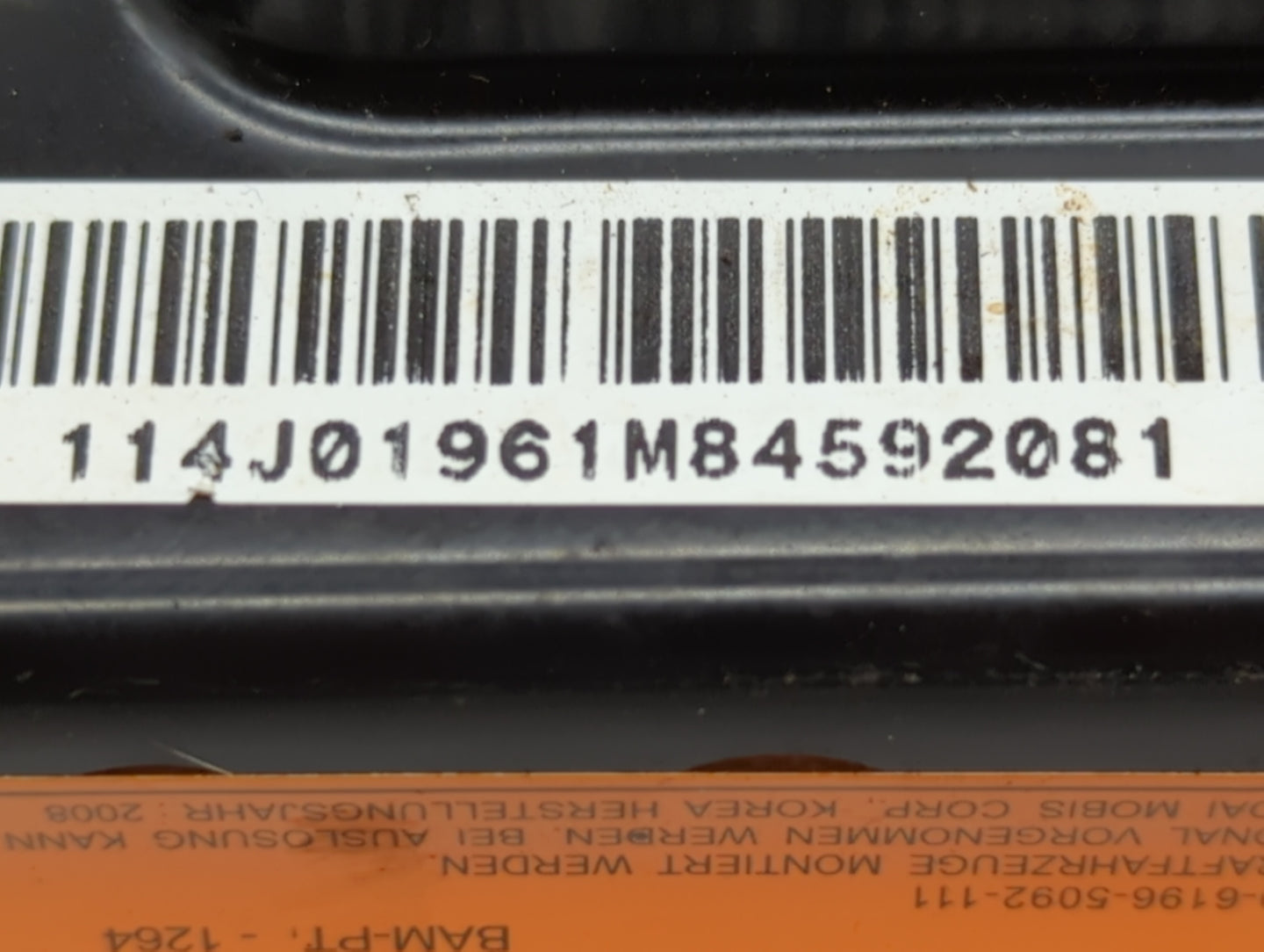 2010-2013 Kia Forte Air Bag Passenger Right Dashboard Oem - Oemusedautoparts1.com