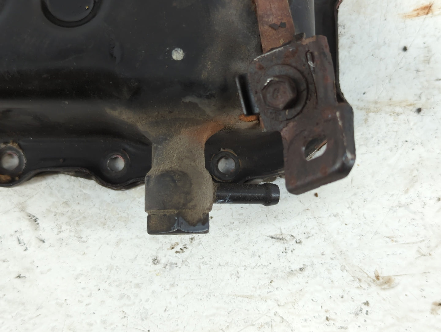 2010-2013 Kia Forte Engine Oil Pan Fits Fits 2010 2011 2012 2013 OEM Used Auto Parts - Oemusedautoparts1.com