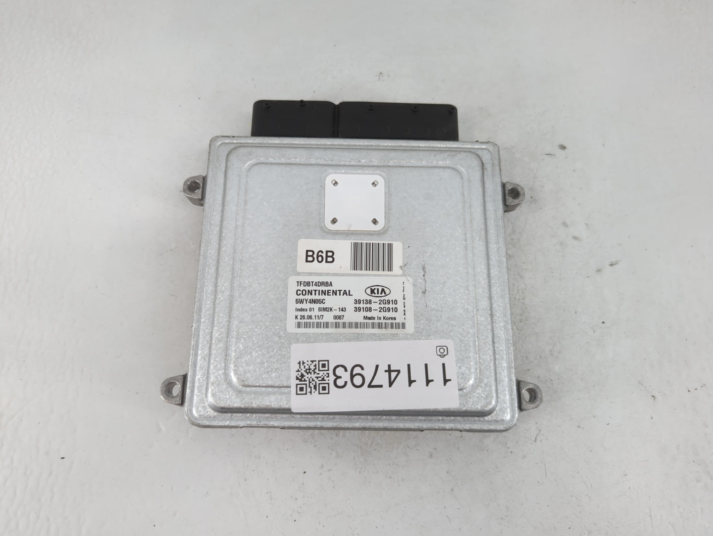 2011-2013 Kia Optima PCM Engine Control Computer ECU ECM PCU OEM P/N:39138-2G910 Fits Fits 2011 2012 2013 OEM Used Auto Part