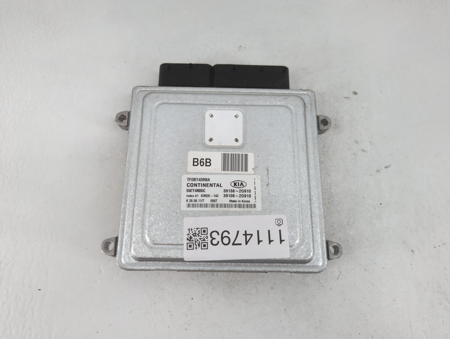 2011-2013 Kia Optima PCM Engine Control Computer ECU ECM PCU OEM P/N:39138-2G910 Fits Fits 2011 2012 2013 OEM Used Auto Part