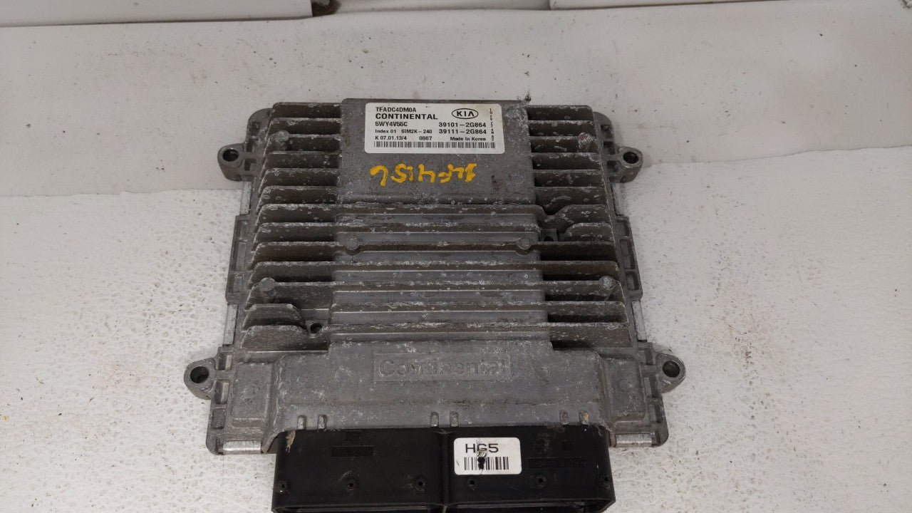 2011-2013 Kia Optima PCM Engine Control Computer ECU ECM PCU OEM P/N:39101-2G862 39111-2G862, 39101-2G861 Fits Fits 2011 201