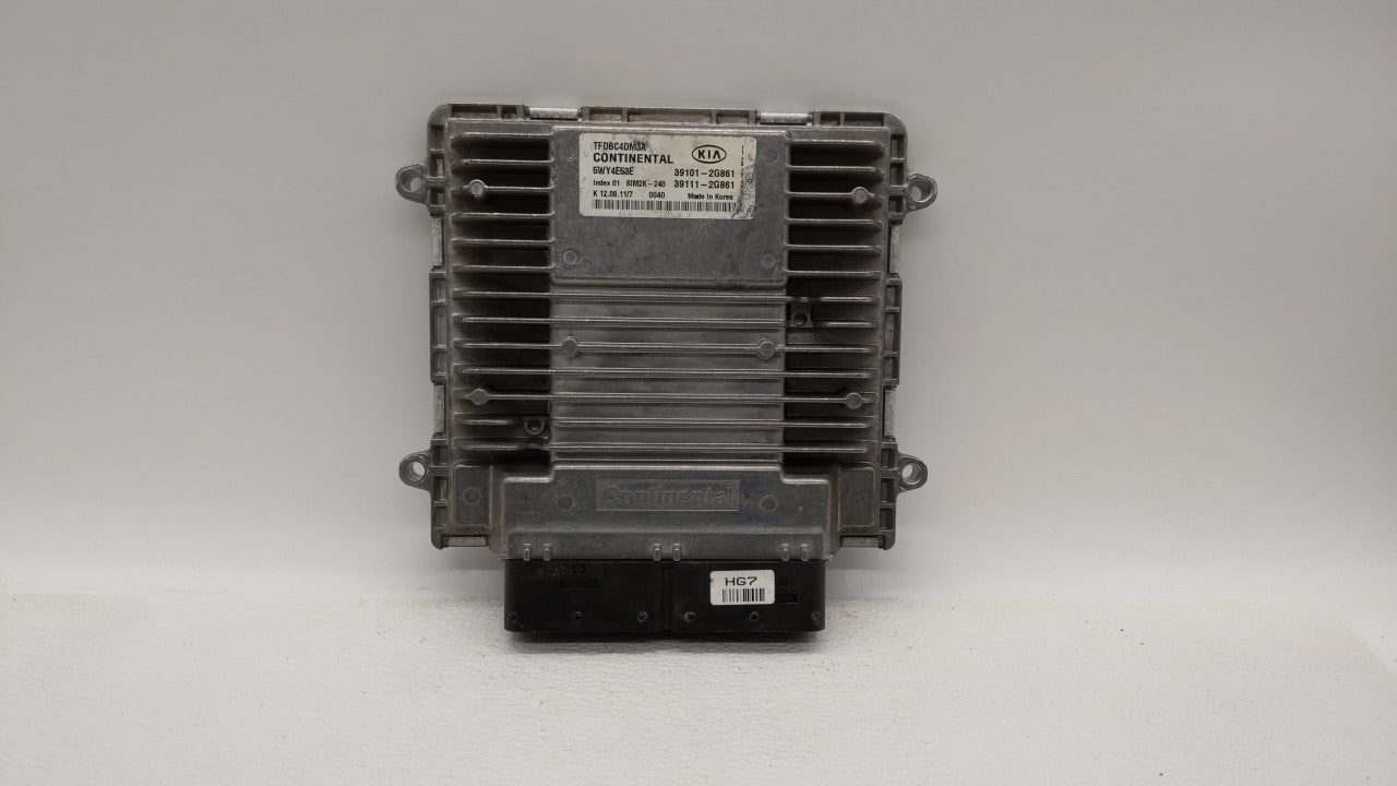 2011-2013 Kia Optima PCM Engine Control Computer ECU ECM PCU OEM P/N:39101-2G863 39111-2G863, 39101-2G864 Fits Fits 2011 201