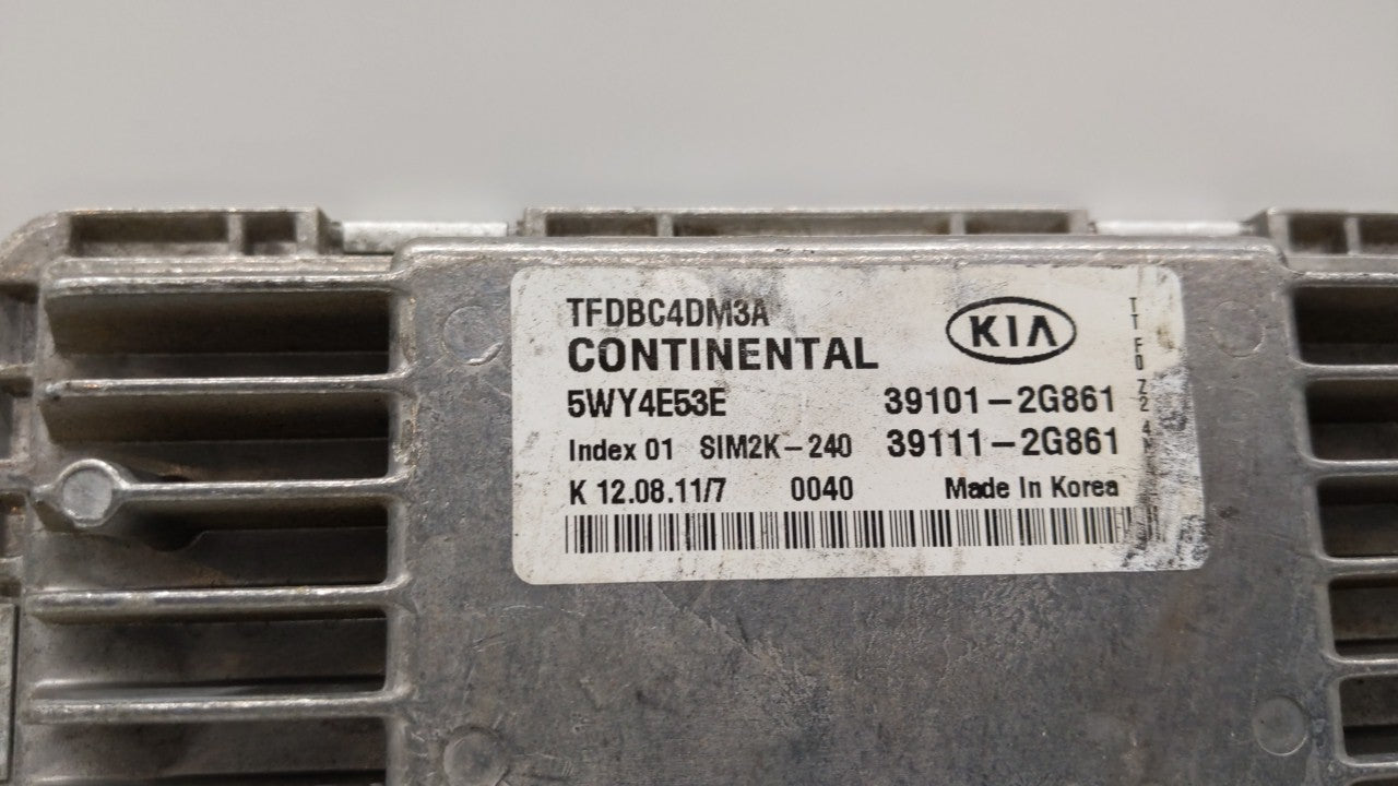 2011-2013 Kia Optima PCM Engine Control Computer ECU ECM PCU OEM P/N:39101-2G863 39111-2G863, 39101-2G864 Fits Fits 2011 201