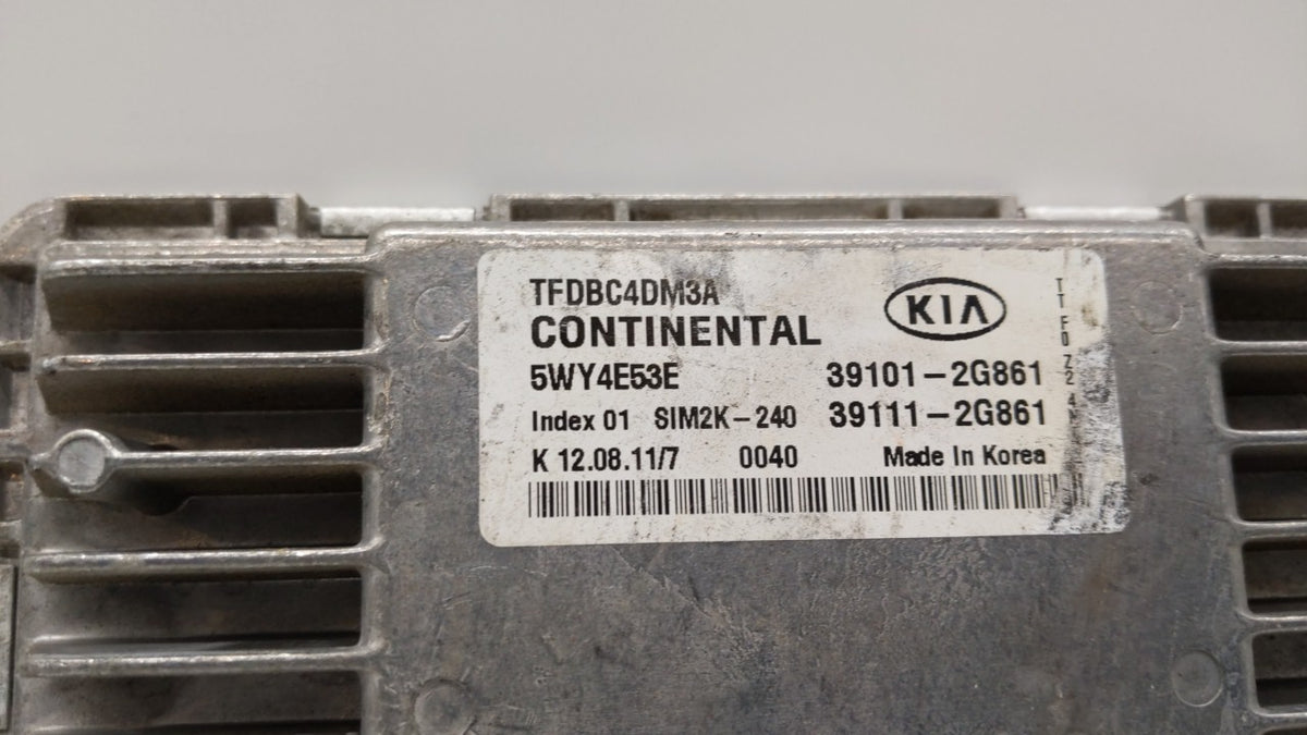2011-2013 Kia Optima PCM Engine Control Computer ECU ECM PCU OEM P/N:39101-2G863 39111-2G863, 39101-2G864 Fits 2011 2012 201