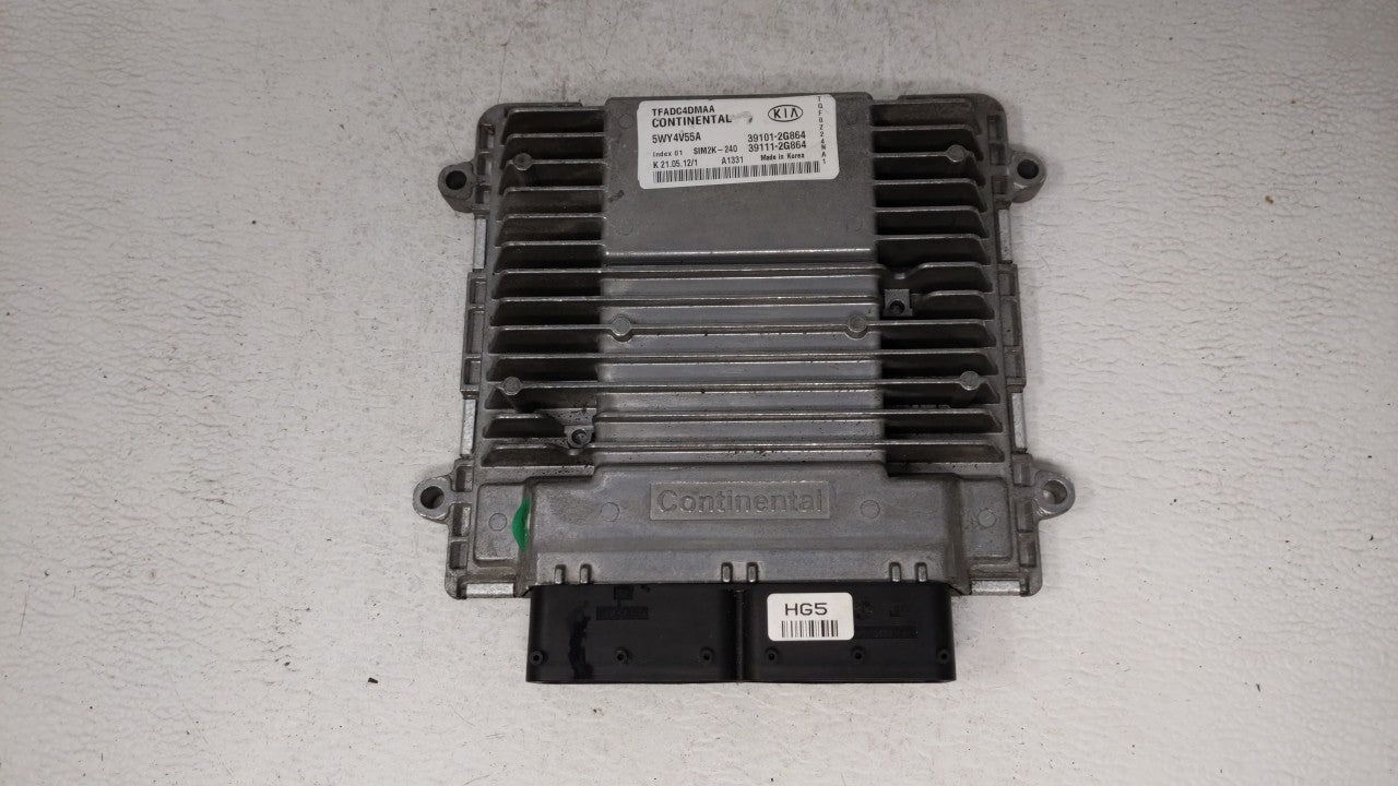 2011-2013 Kia Optima PCM Engine Control Computer ECU ECM PCU OEM P/N:39101-2G863 39111-2G863, 39101-2G864 Fits Fits 2011 201