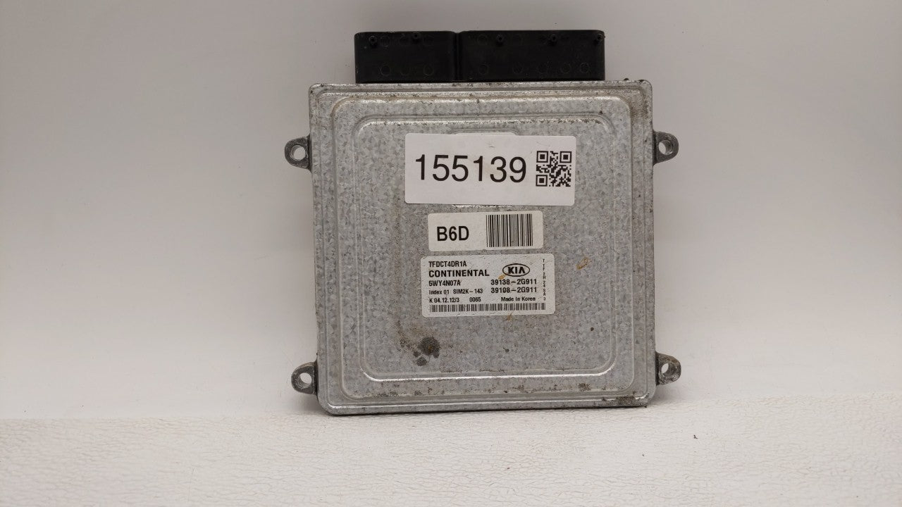 2011-2013 Kia Optima PCM Engine Control Computer ECU ECM PCU OEM P/N:39138-2G910 39108-2G910, 39138-2G911 Fits Fits 2011 201