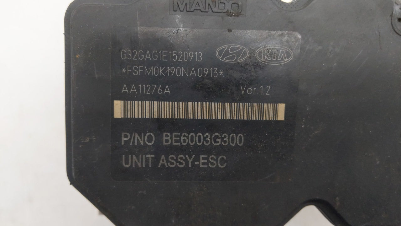 2011-2013 Kia Optima ABS Pump Control Module Replacement P/N:58920-2T550 BE6003G317 Fits Fits 2011 2012 2013 OEM Used Auto P