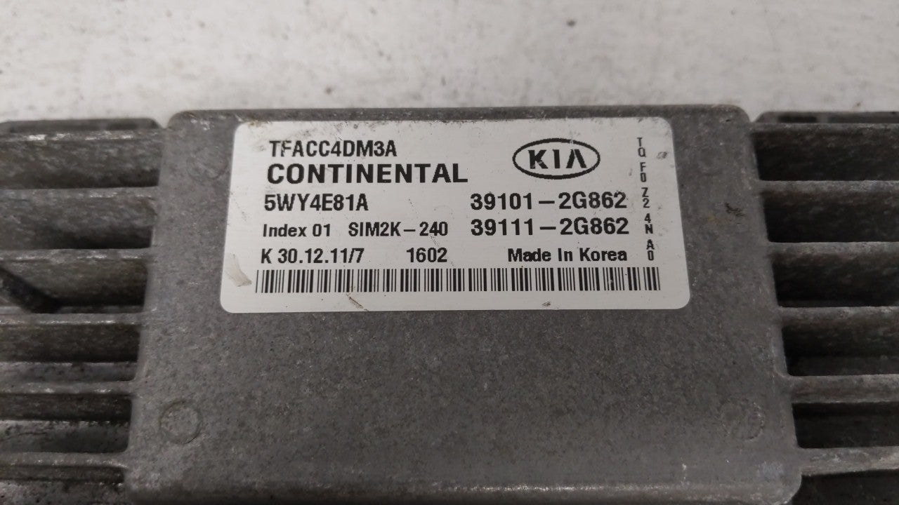 2011-2013 Kia Optima PCM Engine Control Computer ECU ECM PCU OEM P/N:39101-2G861 39111-2G861, 39101-2G869 Fits Fits 2011 201