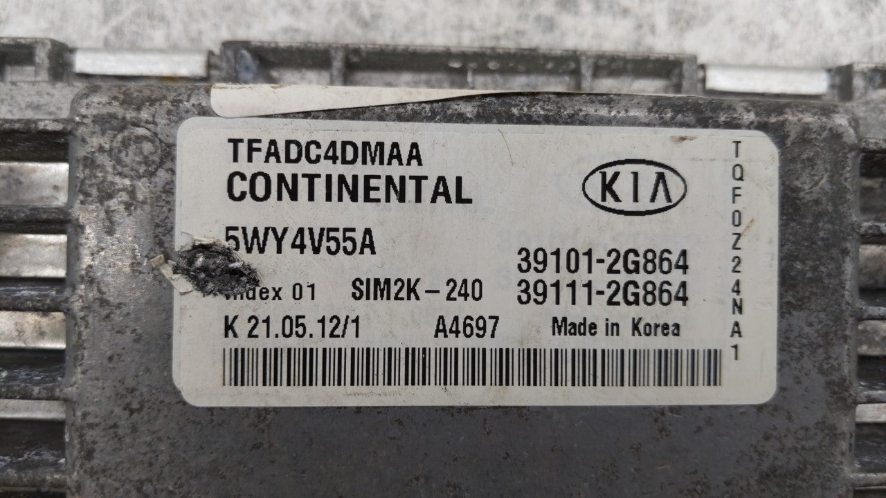 2011-2013 Kia Optima PCM Engine Control Computer ECU ECM PCU OEM P/N:39101-2G861 39111-2G861, 39101-2G869 Fits Fits 2011 201