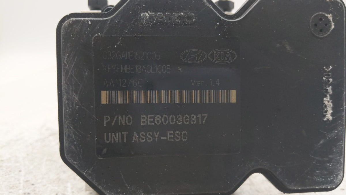 2011-2013 Kia Optima Anti-Lock Brake ABS Pump Module Actuator OEM P/N:58920-2T550 BE6003G317 Fits Fits 2011 2012 2013 OEM Us
