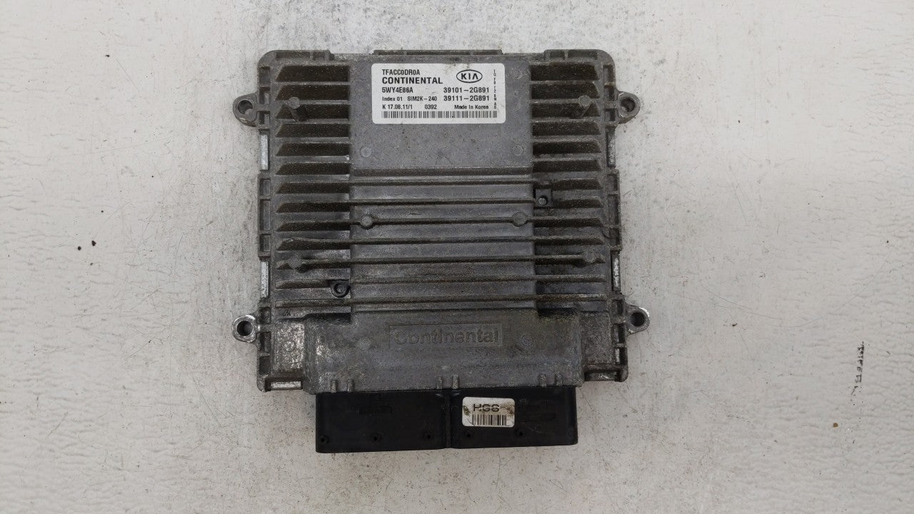 2011-2013 Kia Optima PCM Engine Control Computer ECU ECM PCU OEM P/N:39101-2G893 39101-2G890, 39111-2G890 Fits Fits 2011 201