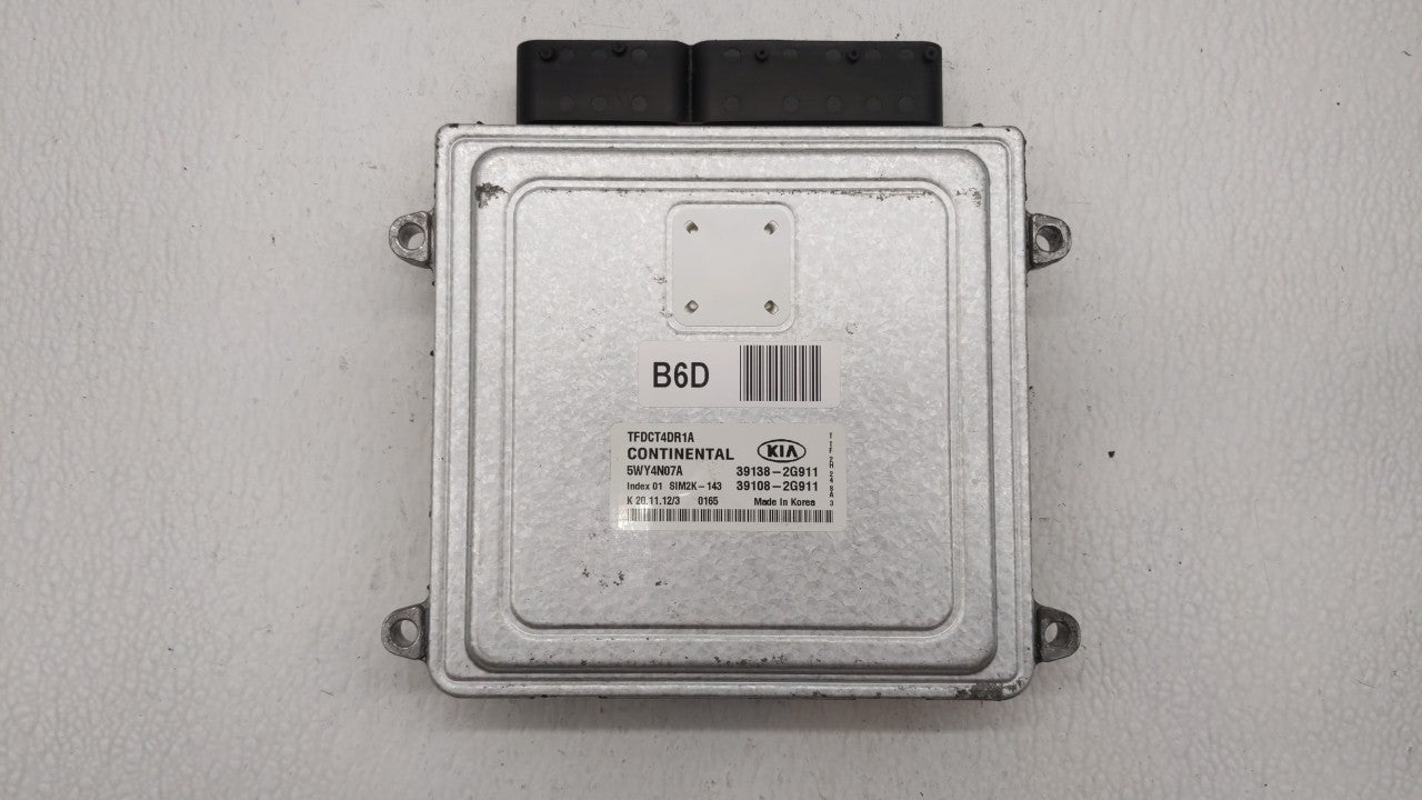 2011-2013 Kia Optima PCM Engine Control Computer ECU ECM PCU OEM P/N:39108-2G912 39138-2G912, 39138-2G910 Fits Fits 2011 201